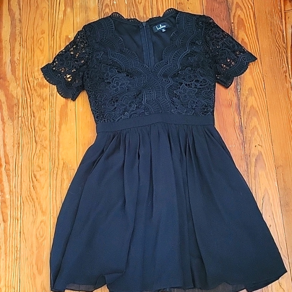 Lulu's black cocktail dress